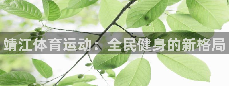 xc体育app官方网站：靖江体育运动：全民健身的新格局